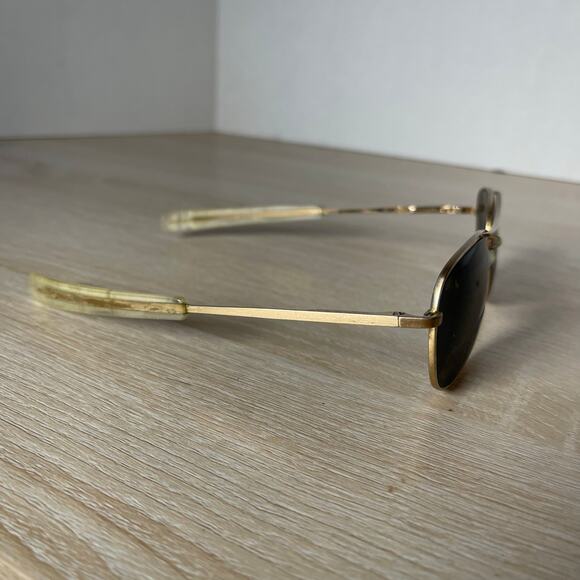 Randolph Engineering RE FGN Italy USA Sunglasses Gold FRAMES ONLY 52-20-140 - Picture 9 of 9